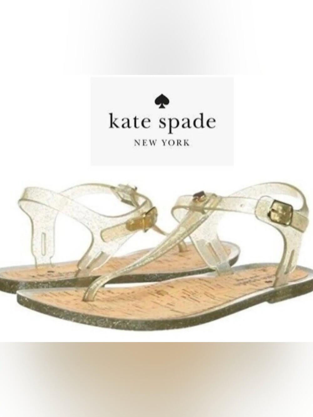Kate Spade Yari Glitter Jellies Sandals